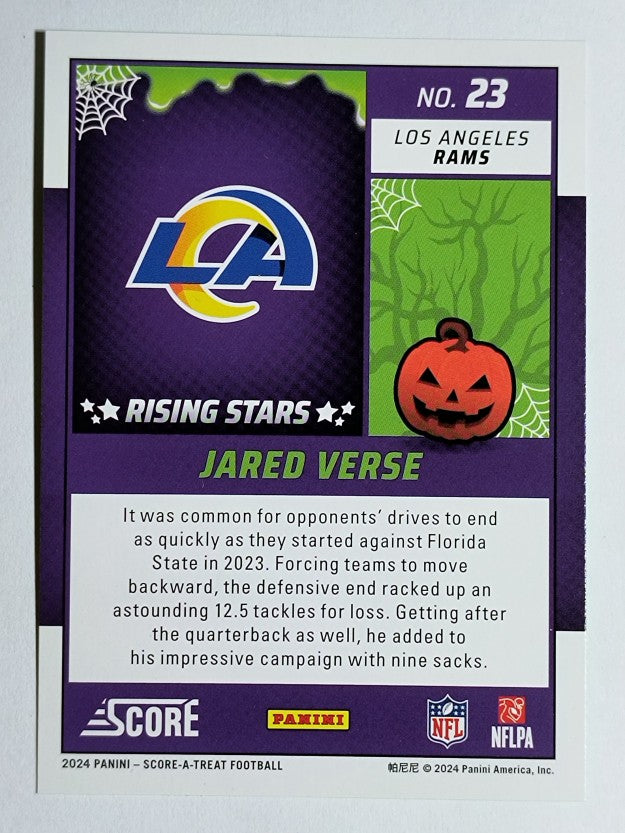 2024 Score Halloween Rising Stars Bats #23 Jared Verse