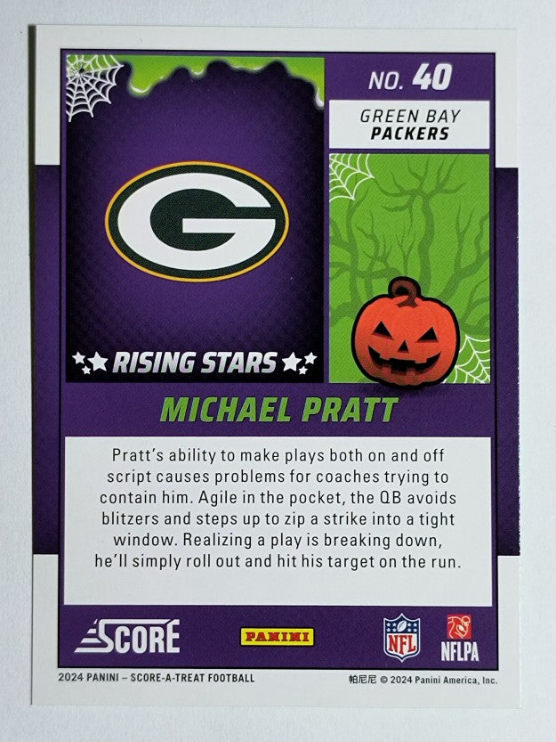 2024 Score Halloween Rising Stars Bats #40 Michael Pratt