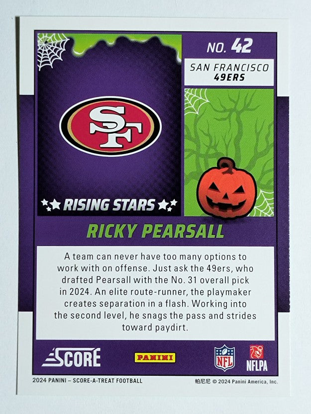 2024 Score Halloween Rising Stars Bats #42 Ricky Pearsall