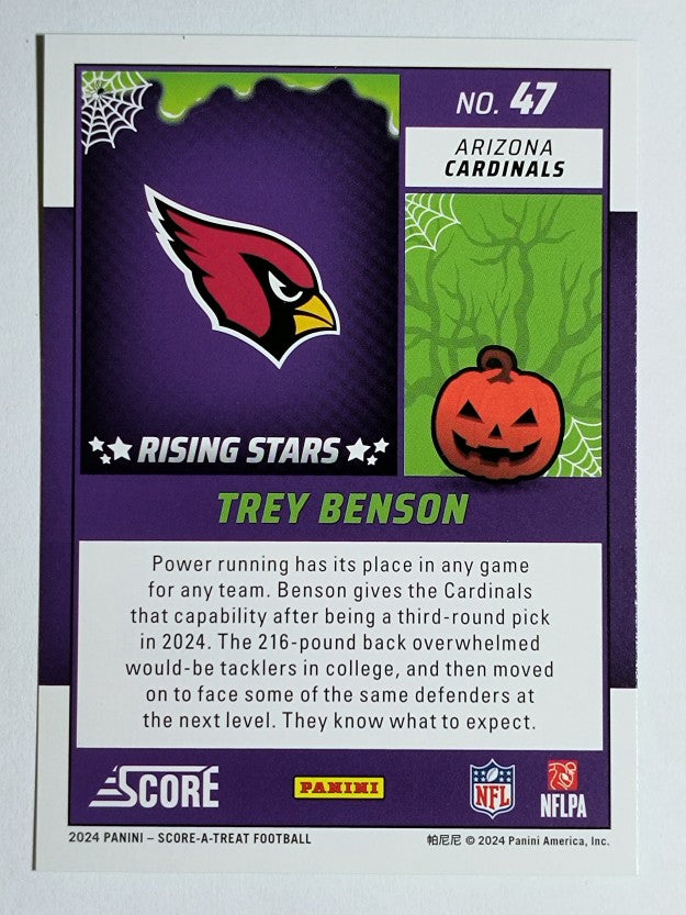 2024 Score Halloween Rising Stars Bats #47 Trey Benson
