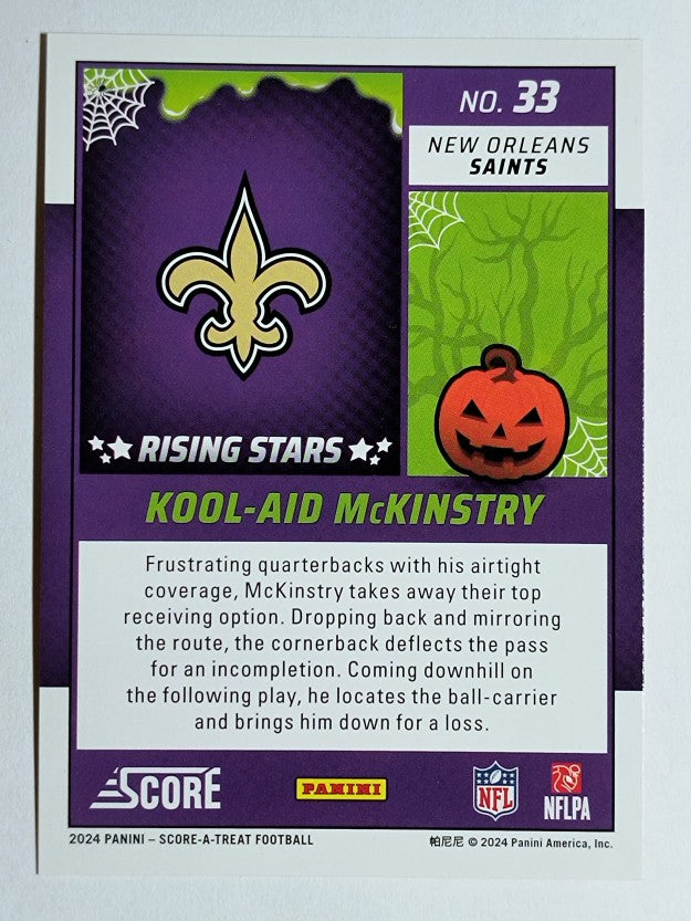 2024 Score Halloween Rising Stars Pumpkin #33 Kool-Aid McKinstry