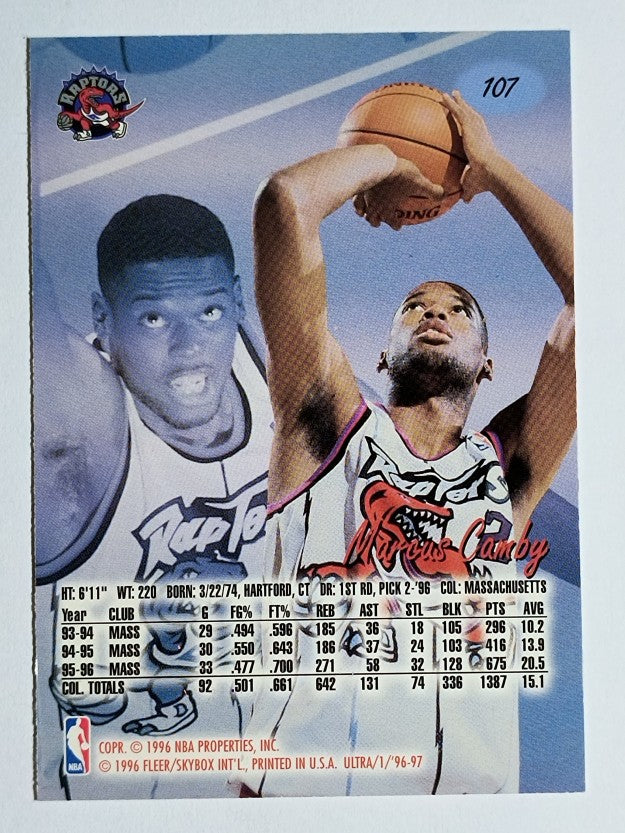 1996-97 Ultra #107 Marcus Camby RC