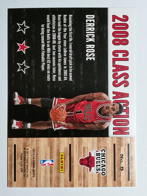 2013-14 Hoops Class Action #5 Derrick Rose