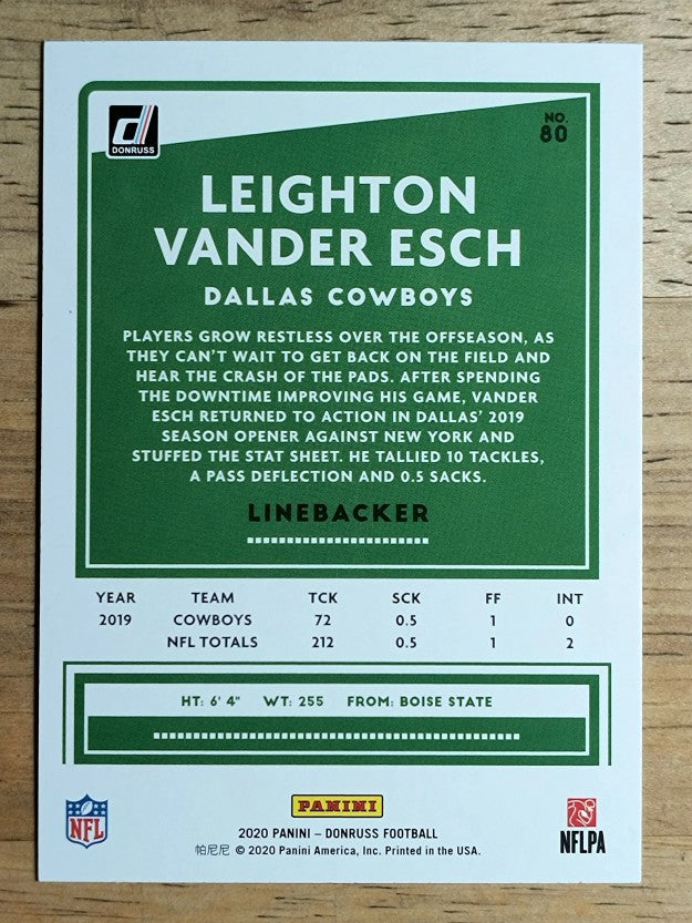 2020 Donruss #80 Leighton Vander Esch
