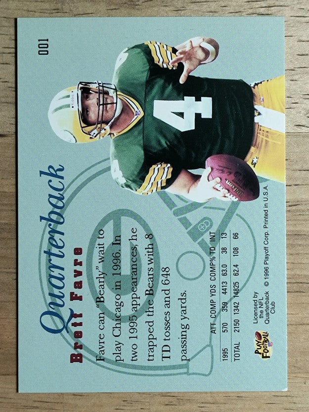 1996 Playoff Prime #1 Brett Favre (NM)