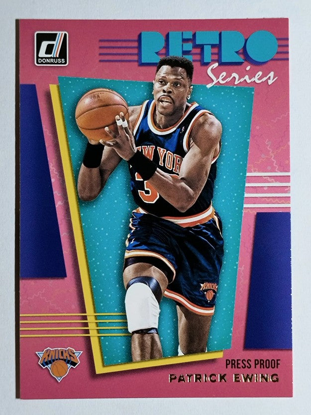 2019-20 Donruss Retro Series Press Proof #22 Patrick Ewing