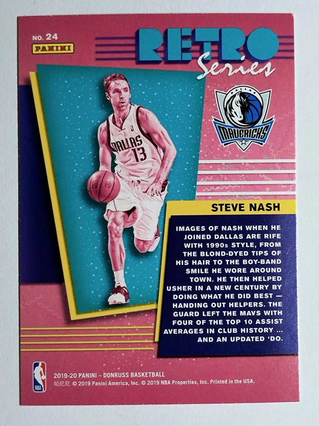 2019-20 Donruss Retro Series Press Proof #24 Steve Nash