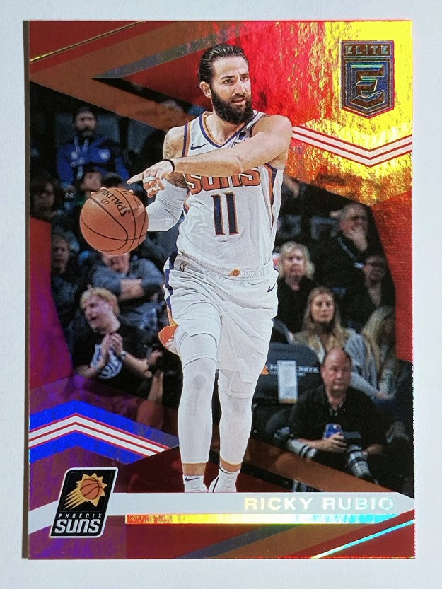 2019-20 Elite Red #78 Ricky Rubio