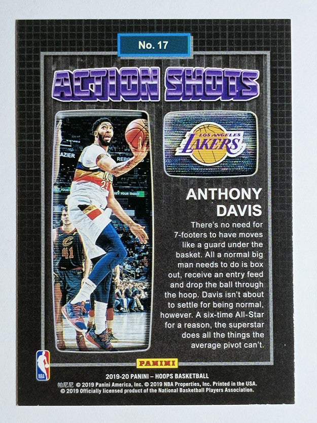 2019-20 Hoops Action Shots #17 Anthony Davis
