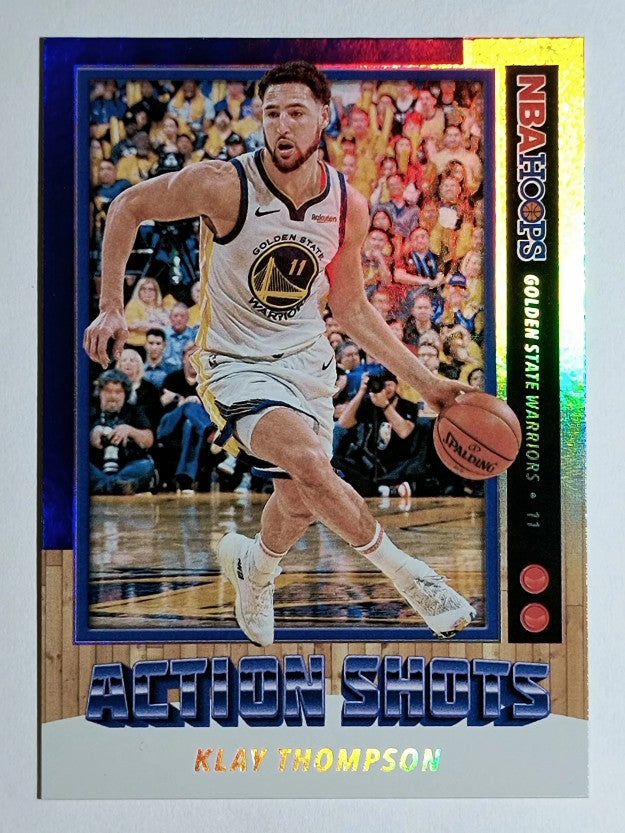 2019-20 Hoops Action Shots #23 Klay Thompson