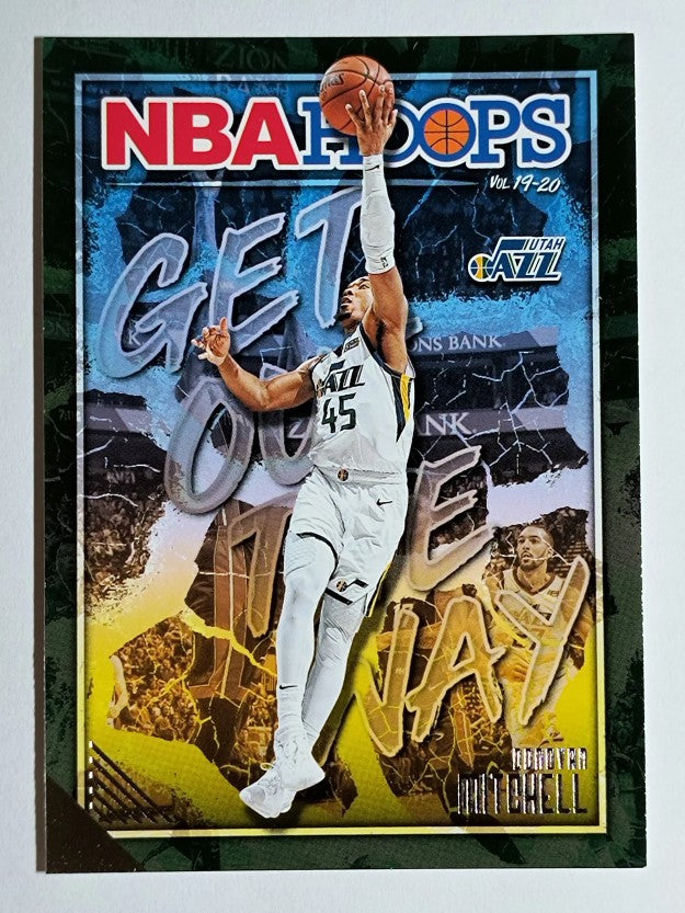 2019-20 Hoops Get Out the Way #6 Donovan Mitchell