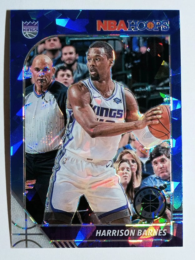 2019-20 Hoops Premium Stock Prizms Blue Cracked Ice #280 Harrison Barnes