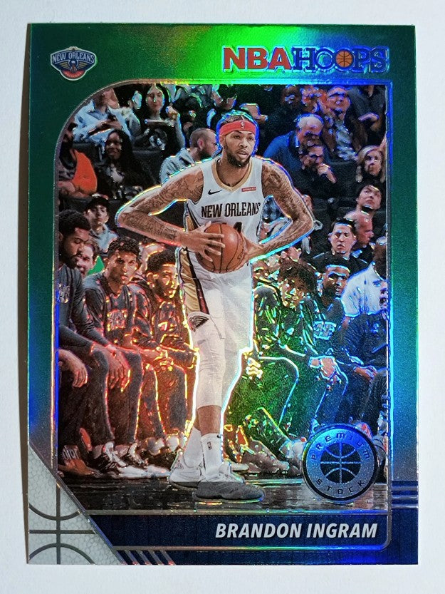 2019-20 Hoops Premium Stock Prizms Green #119 Brandon Ingram