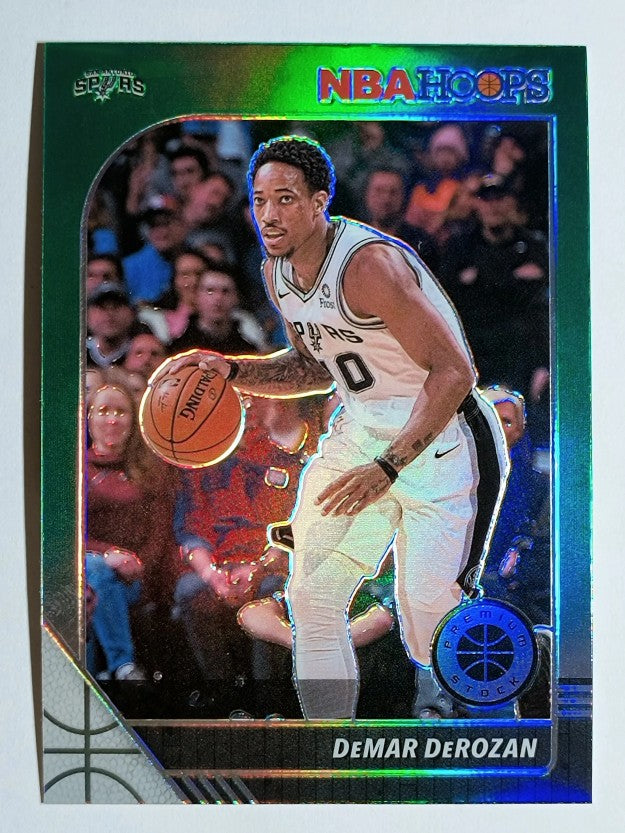 2019-20 Hoops Premium Stock Prizms Green #172 DeMar DeRozan