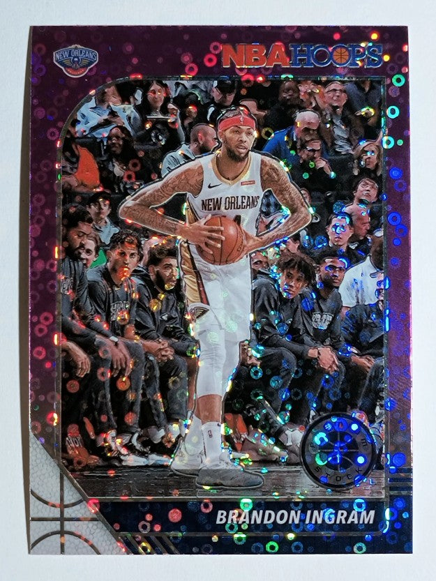 2019-20 Hoops Premium Stock Prizms Purple Disco #119 Brandon Ingram