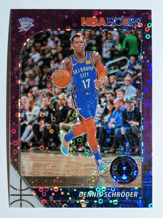 2019-20 Hoops Premium Stock Prizms Purple Disco #133 Dennis Schroder