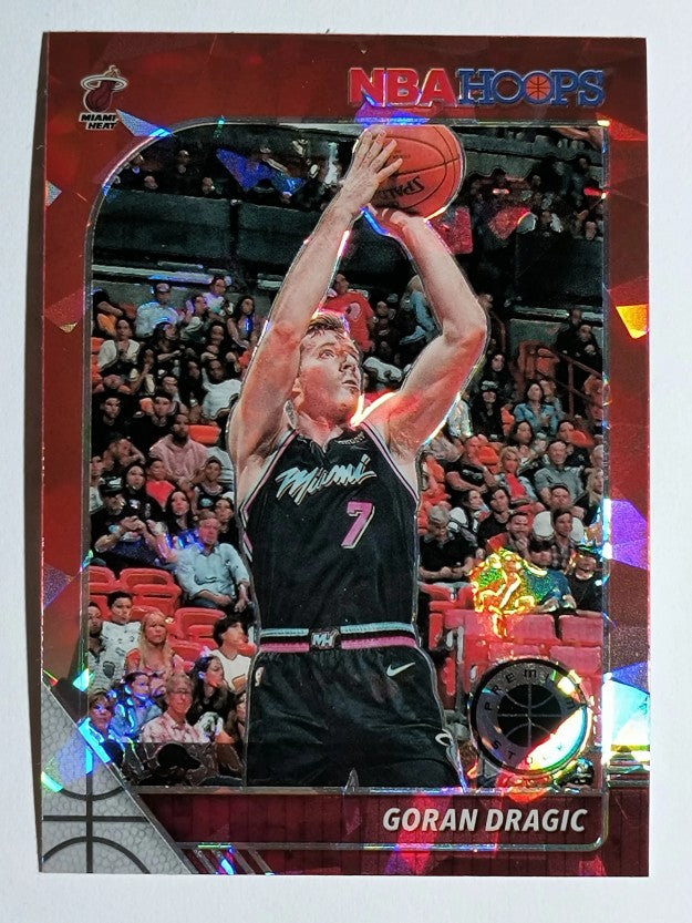 2019-20 Hoops Premium Stock Prizms Red Cracked Ice #96 Goran Dragic
