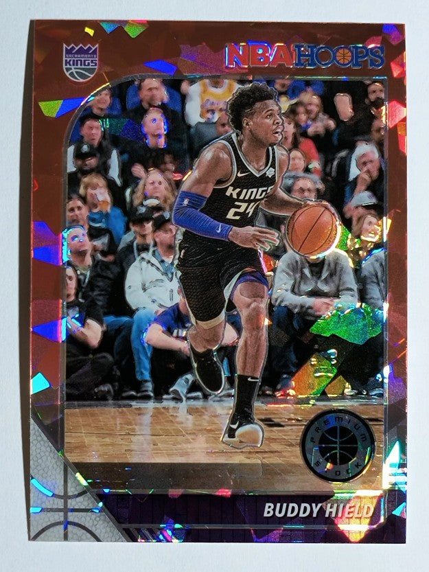 2019-20 Hoops Premium Stock Prizms Red Cracked Ice #167 Buddy Hield
