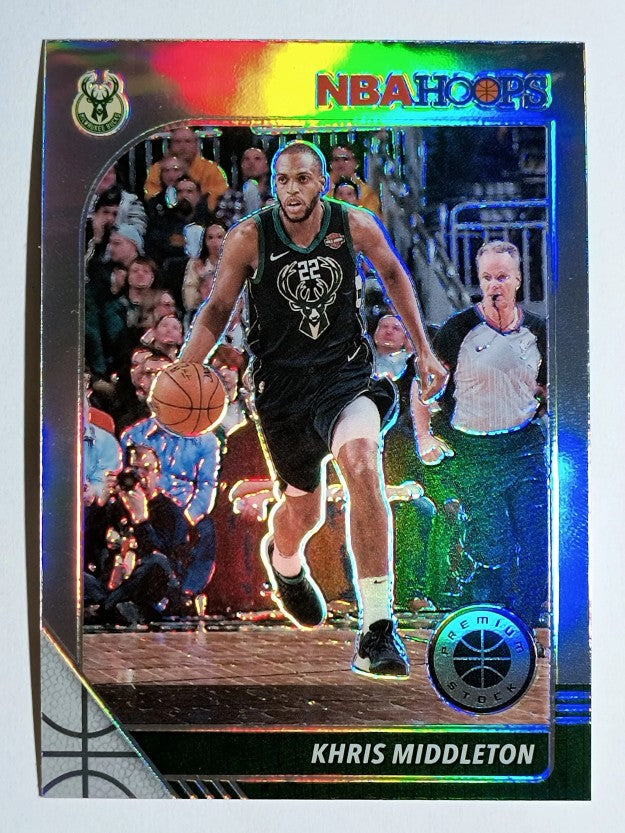 2019-20 Hoops Premium Stock Prizms Silver #107 Khris Middleton