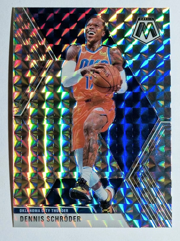 2019-20 Panini Mosaic Mosaic #163 Dennis Schroder