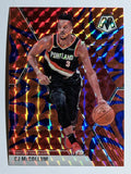2019-20 Panini Mosaic Mosaic Blue Reactive #15 CJ McCollum