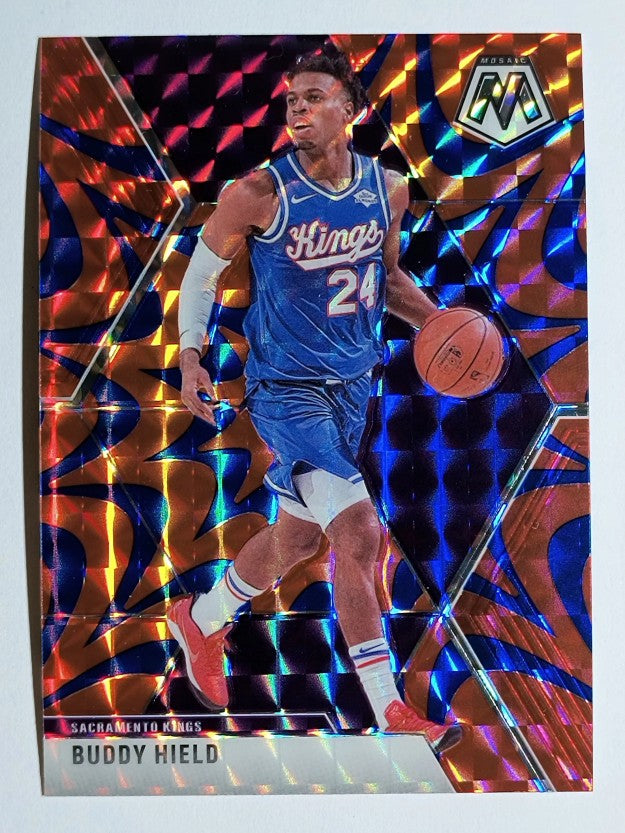 2019-20 Panini Mosaic Mosaic Blue Reactive #198 Buddy Hield