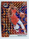 2019-20 Panini Mosaic Mosaic Blue Reactive #247 Nassir Little