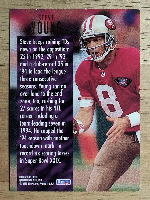 1995 Ultra Touchdown Kings #10 Steve Young (NM)