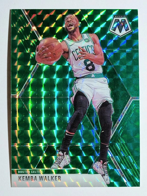 2019-20 Panini Mosaic Mosaic Green #99 Kemba Walker