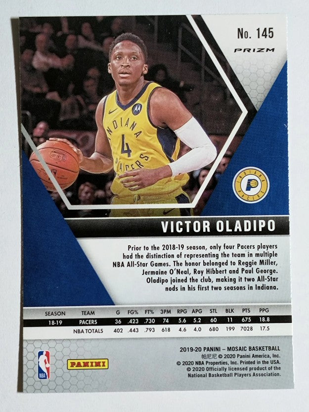 2019-20 Panini Mosaic Mosaic Green #145 Victor Oladipo