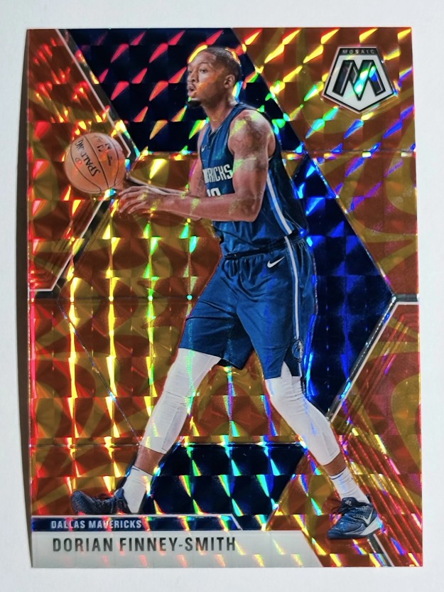 2019-20 Panini Mosaic Mosaic Orange Reactive #64 Dorian Finney-Smith