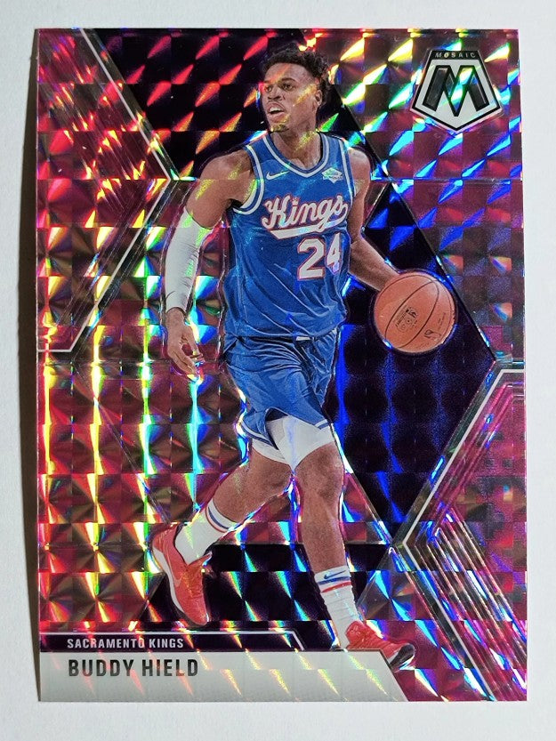 2019-20 Panini Mosaic Mosaic Pink Camo #198 Buddy Hield