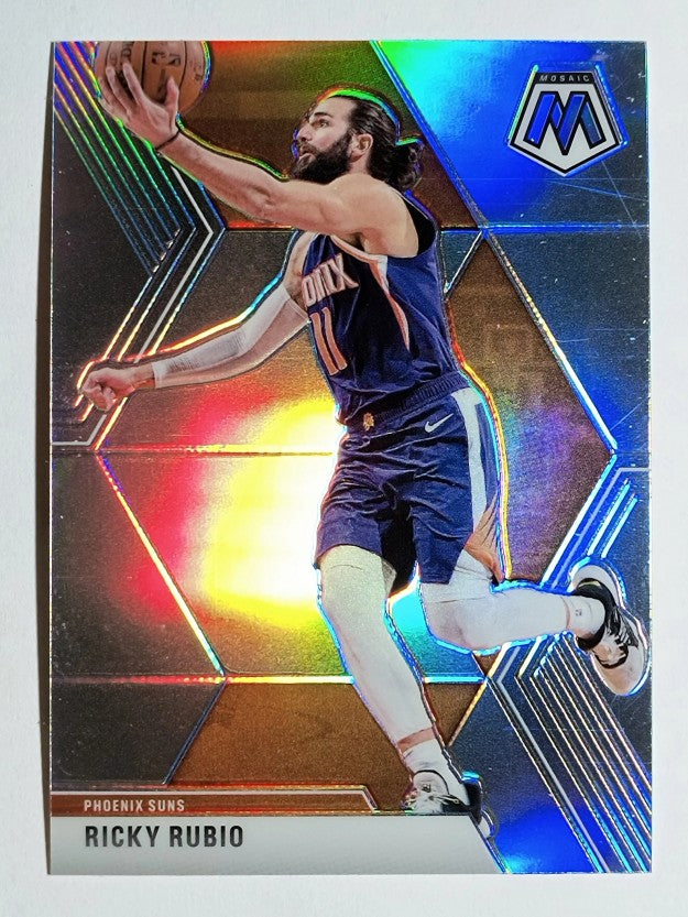2019-20 Panini Mosaic Silver #158 Ricky Rubio