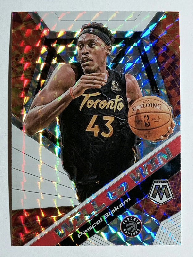 2019-20 Panini Mosaic Will to Win Mosaic #8 Pascal Siakam