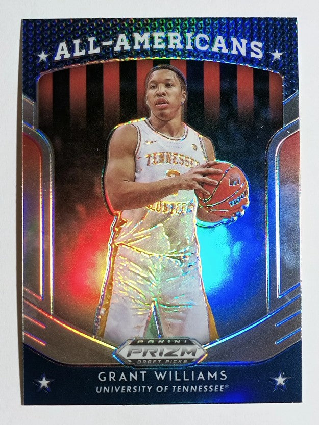 2019-20 Panini Prizm Draft Picks Prizms Blue #22 Grant Williams AA