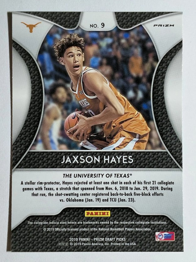 2019-20 Panini Prizm Draft Picks Prizms Pink Pulsar #9 Jaxson Hayes