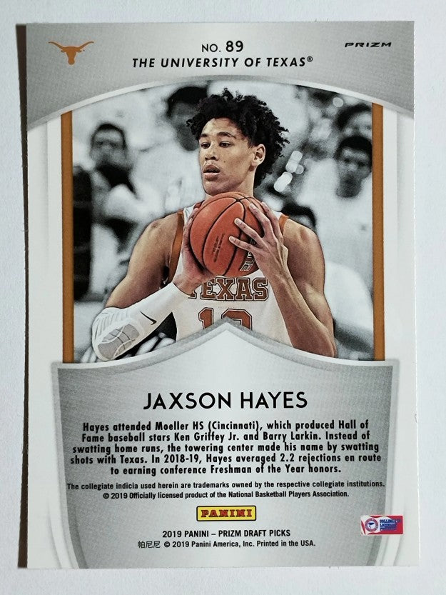 2019-20 Panini Prizm Draft Picks Prizms Pink Pulsar #89 Jaxson Hayes CR