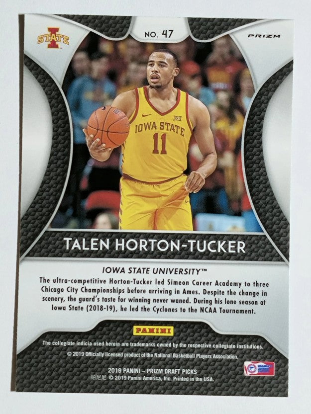 2019-20 Panini Prizm Draft Picks Prizms Silver #47 Talen Horton-Tucker