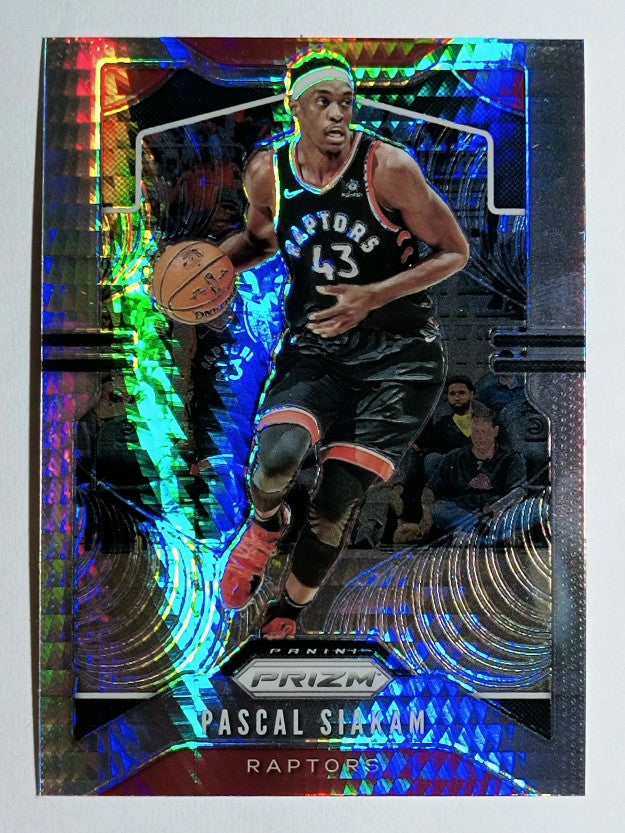 2019-20 Panini Prizm Prizms Hyper #156 Pascal Siakam