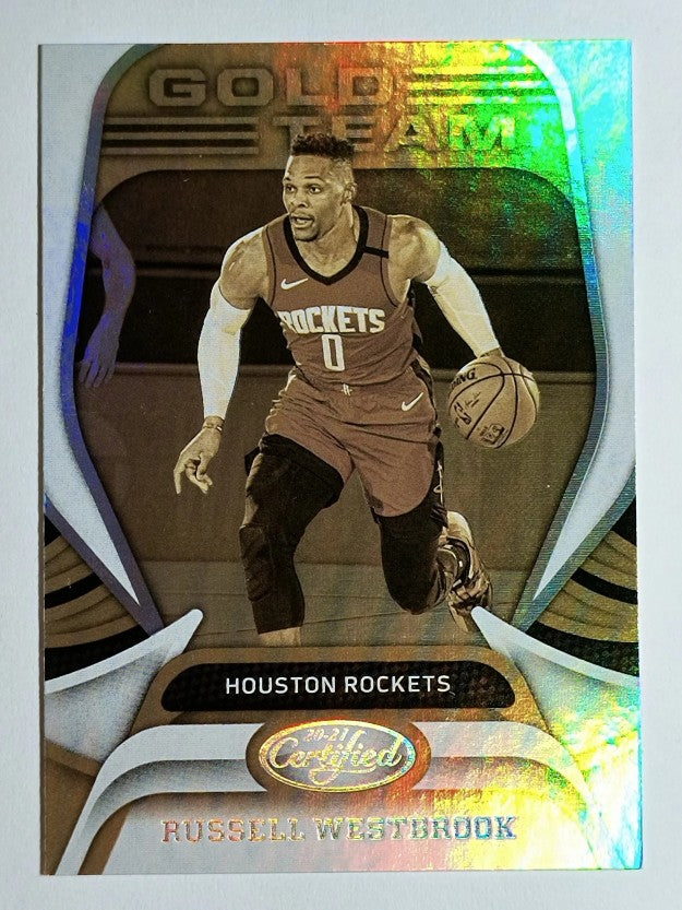 2020-21 Certified Gold Team #13 Russell Westbrook