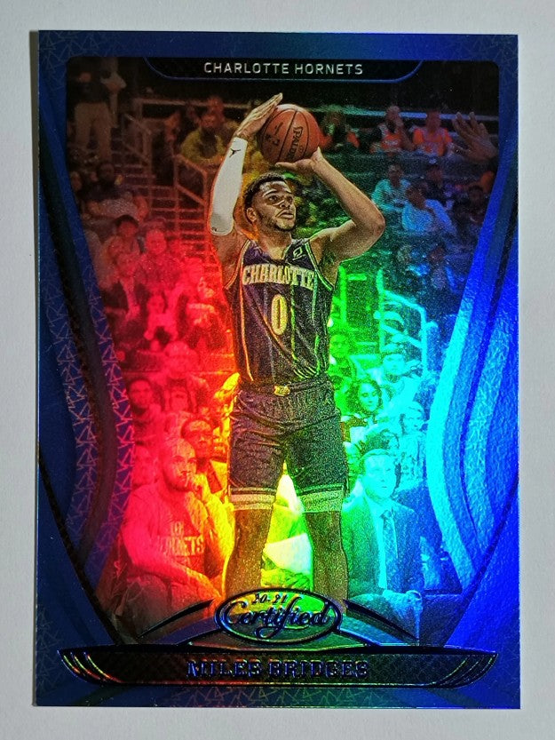 2020-21 Certified Mirror Blue #116 Miles Bridges