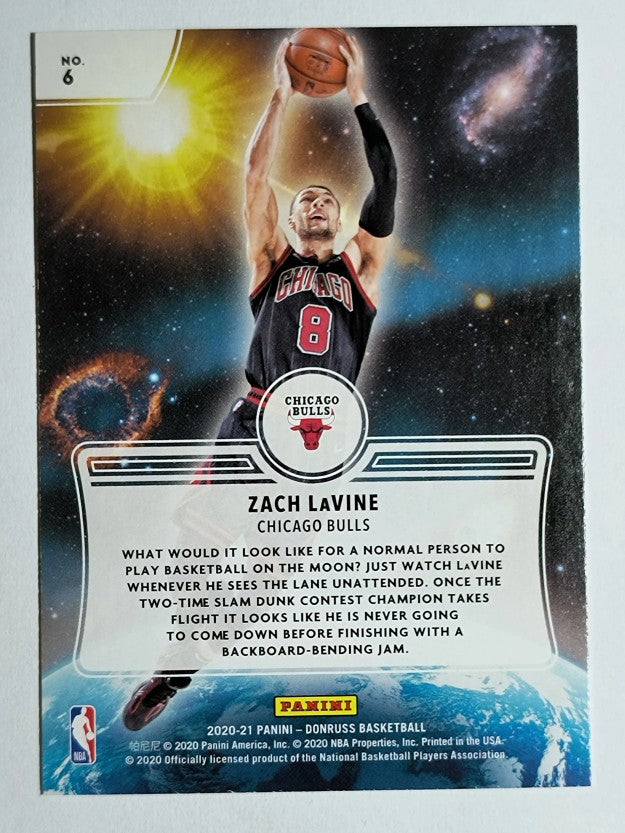 2020-21 Donruss Zero Gravity Press Proof #6 Zach LaVine