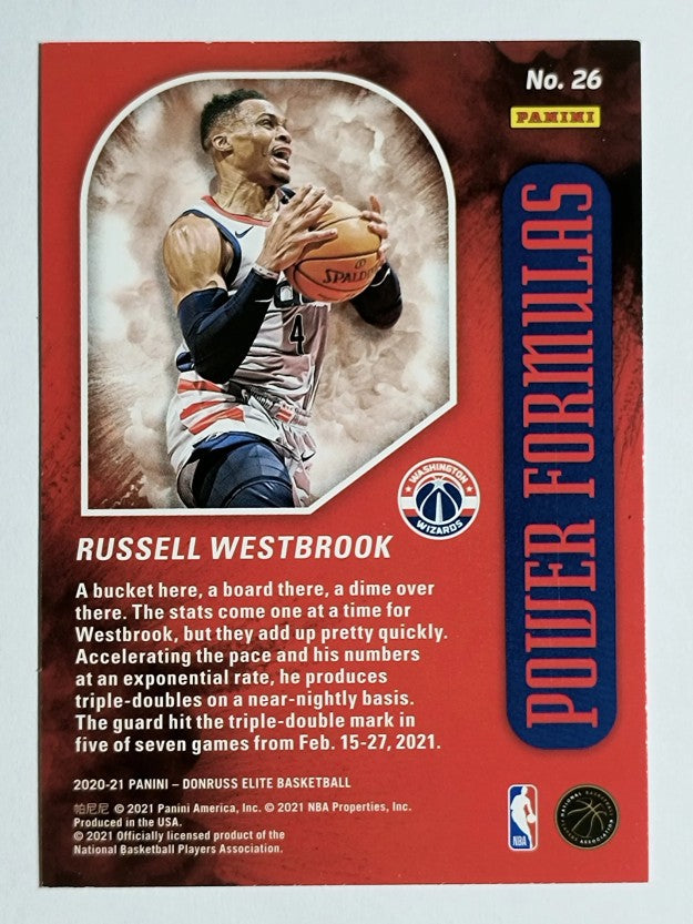 2020-21 Elite Power Formulas #26 Russell Westbrook