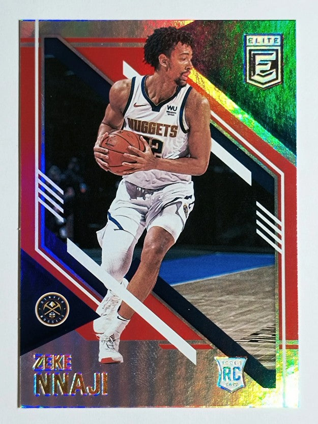 2020-21 Elite Red #119 Zeke Nnaji
