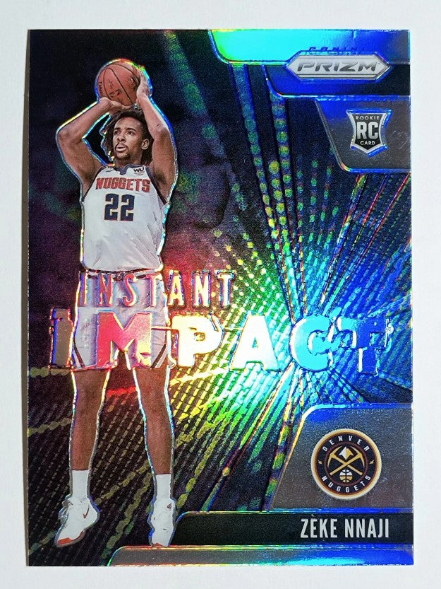 2020-21 Panini Prizm Instant Impact Prizms Silver #8 Zeke Nnaji