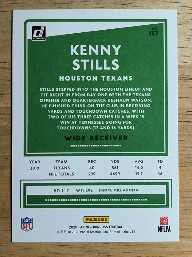 2020 Donruss #117 Kenny Stills