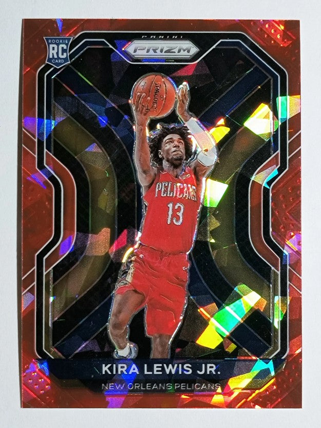 2020-21 Panini Prizm Prizms Red Ice #272 Kira Lewis Jr.