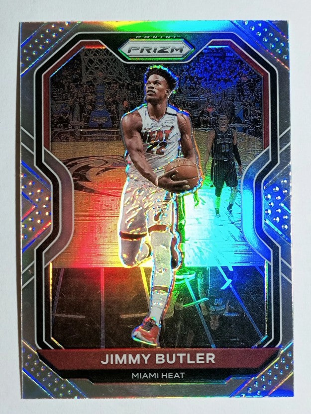 2020-21 Panini Prizm Prizms Silver #137 Jimmy Butler