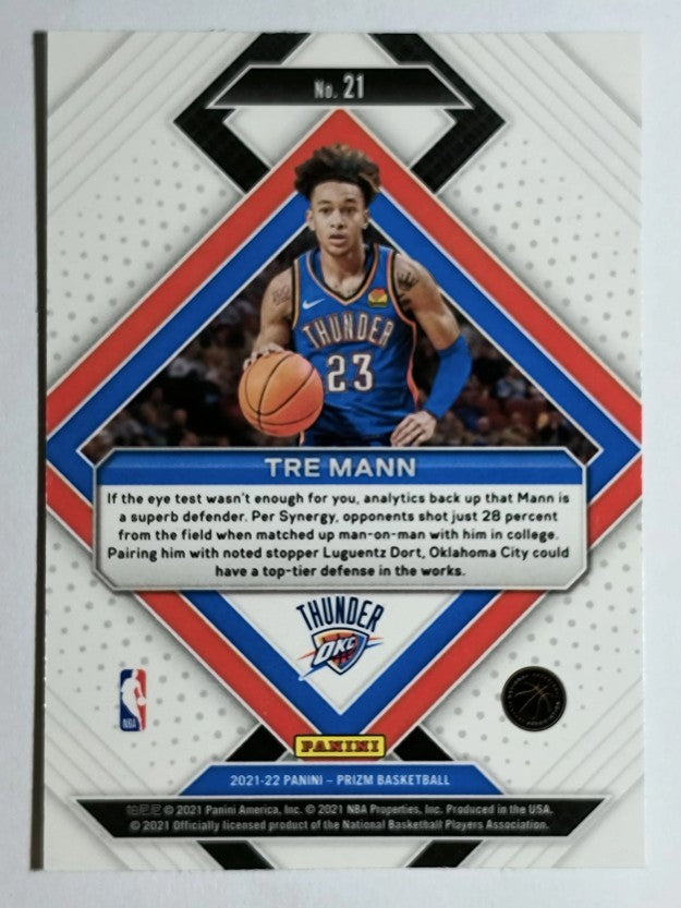 2021-22 Panini Prizm Emergent #21 Tre Mann