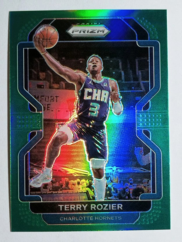 2021-22 Panini Prizm Prizms Green #152 Terry Rozier III